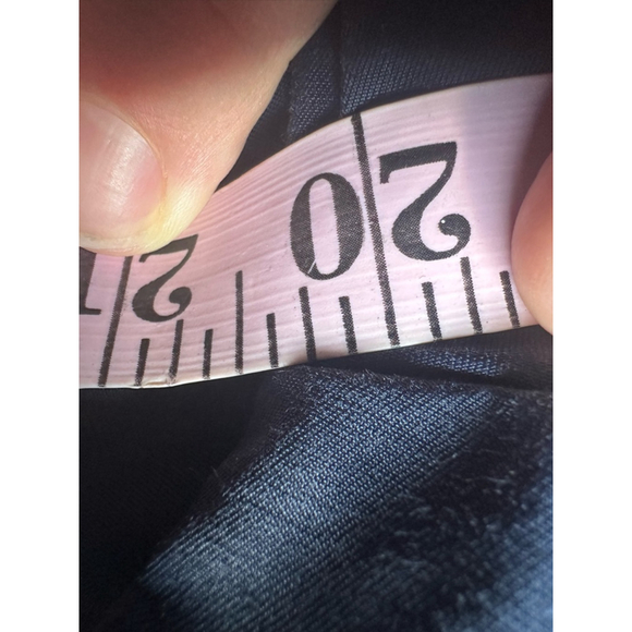 Women’s Eddie Bauer navy blue trench coat size medium - Picture 3 of 5